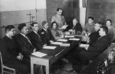 Kimya fakültəsinin Elmi Şurasının iclası (1950)